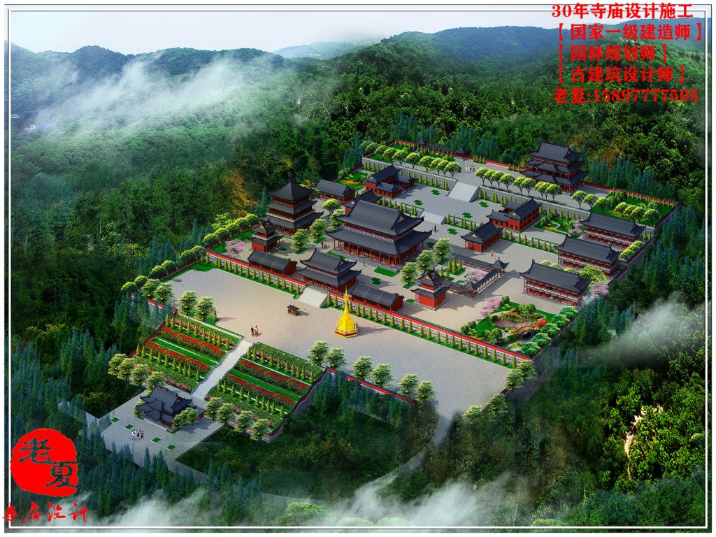 2022年广东寺庙设计规划图