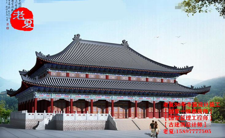 2022年广州寺庙设计施工图