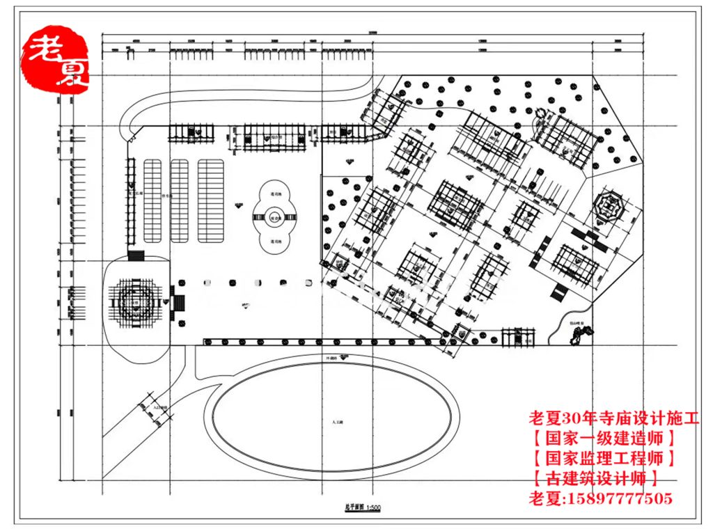 广东寺庙规划设计方案，广州深圳寺庙设计图纸
